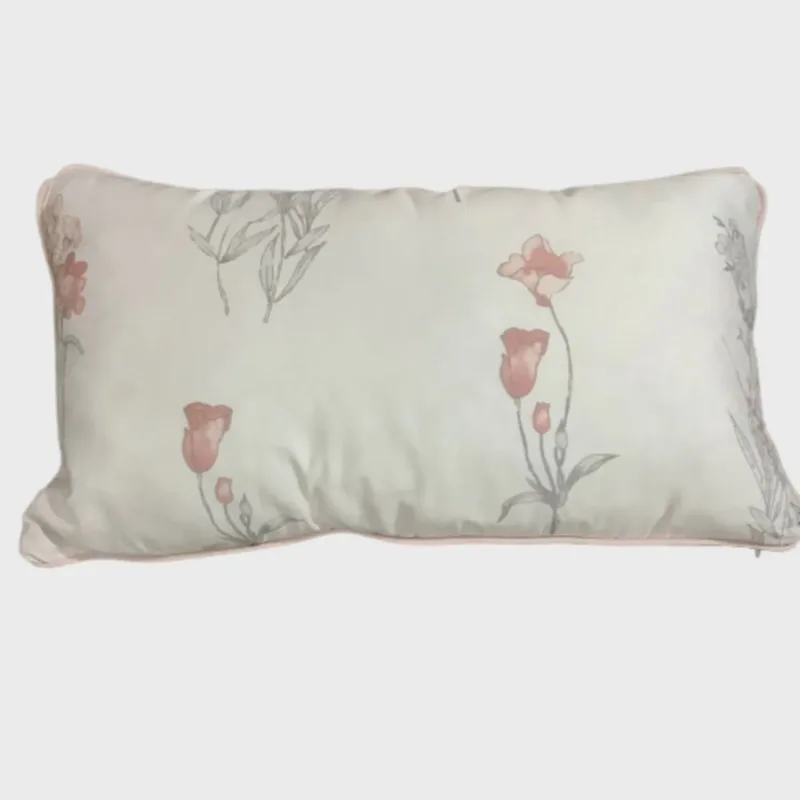 Almofada 32x55cm Rinzeira Satinee C/Enchimento Ivys Kacyumara