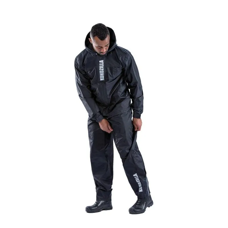 Capa De Chuva Kondzilla Com Capuz Nylon Motoboy Pantaneiro - Preto - M