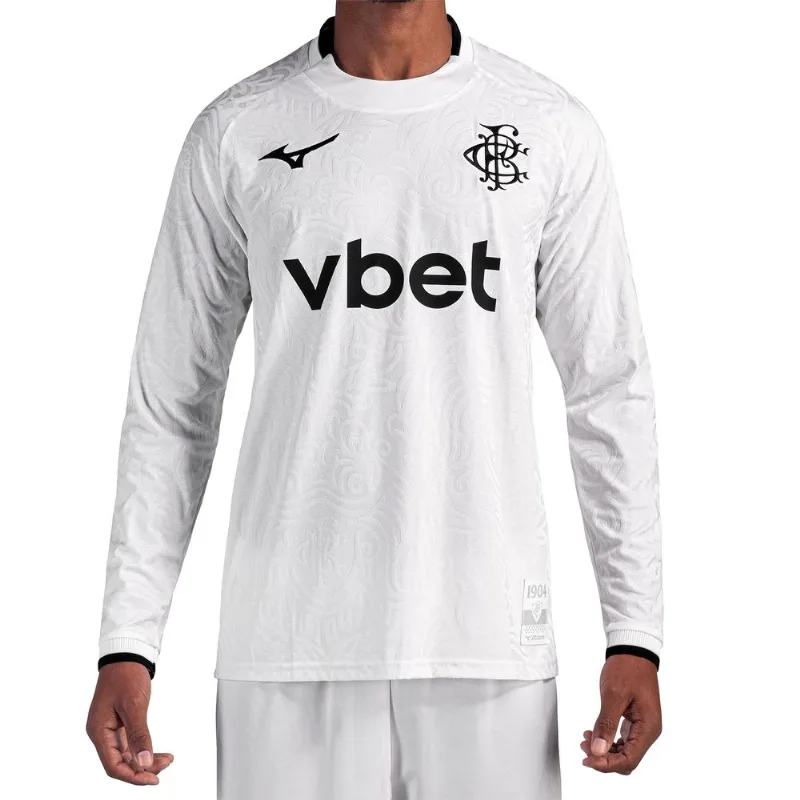Camisa Manga Longa Third Mizuno x Botafogo Masculina P Branco