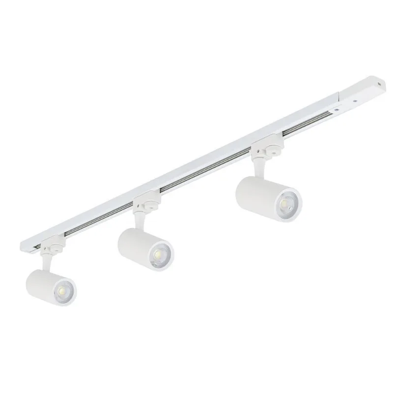 Kit 3 Spot Led Com Trilho 480 Lumens 6W 4000K Bivolt