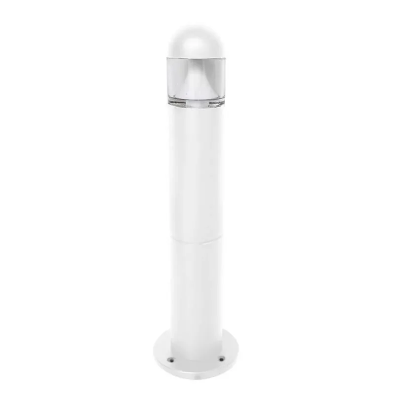 Poste Jardim Led Lighthouse 50Cm 6W Luz Amarela Cor: Branco