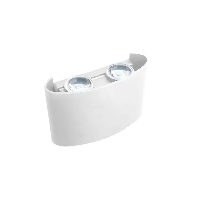 Arandela Branca Efeito Led 4W 3000K Luz Amarela Ecoforce