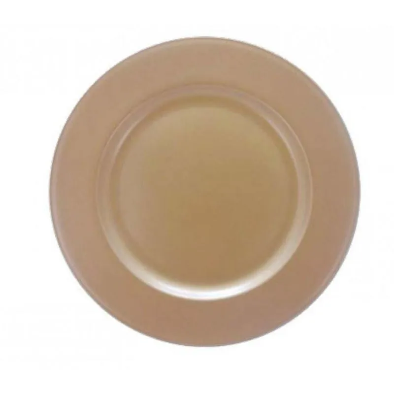 Sousplat De Chá E Sobremesa Dourado 25 Cm - Mimo