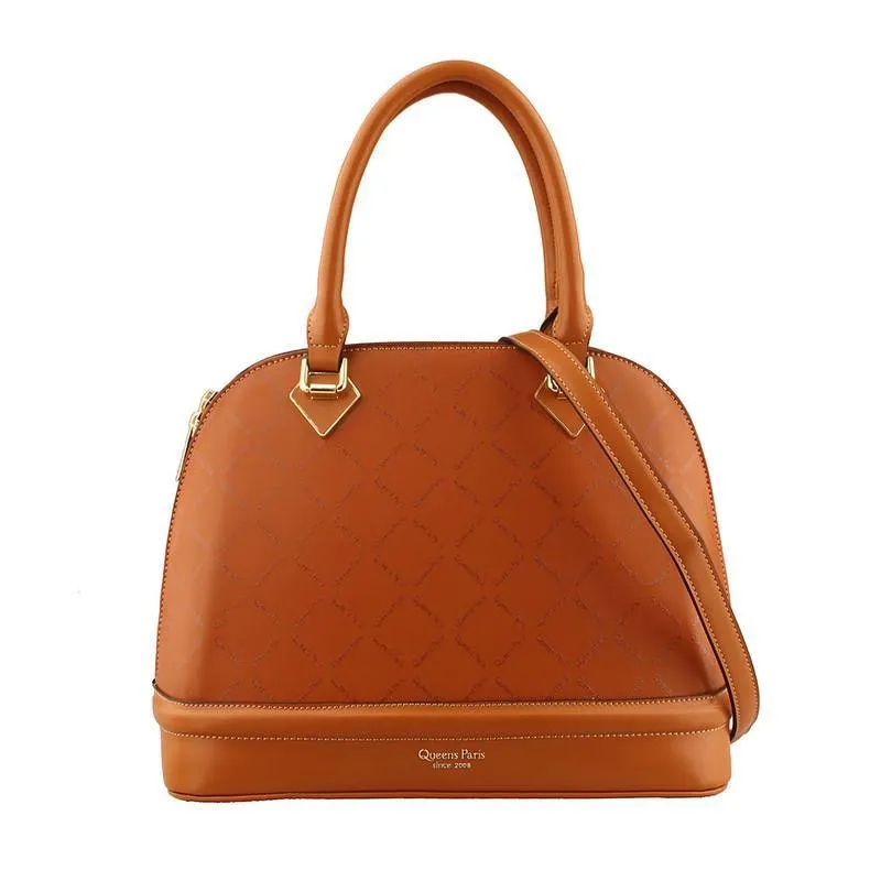 Bolsa Marrom Pu Queens Paris