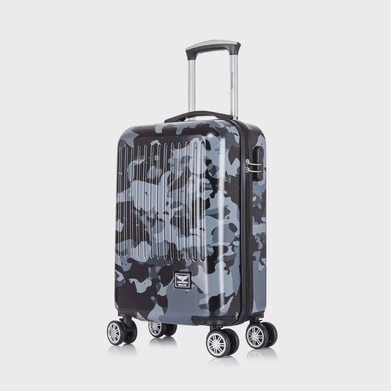 Mala Viagem Militar Santino H220 Rígida Abs Rodinhas 360 Bordo anac