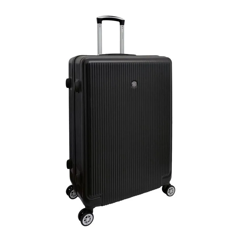 Mala de Viagem Rígida Rodinha Dupla 360° Avião Embarque Bagagem Leve Resistente Grande 30kg Abs Santino
