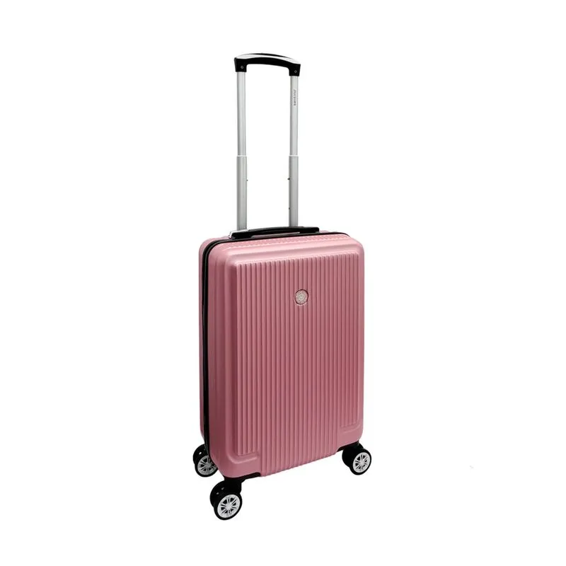Mala de Viagem Bordo Rígida Rodinha Dupla 360° Mao Avião Embarque Bagagem Leve Pequena 10kg Abs Santino