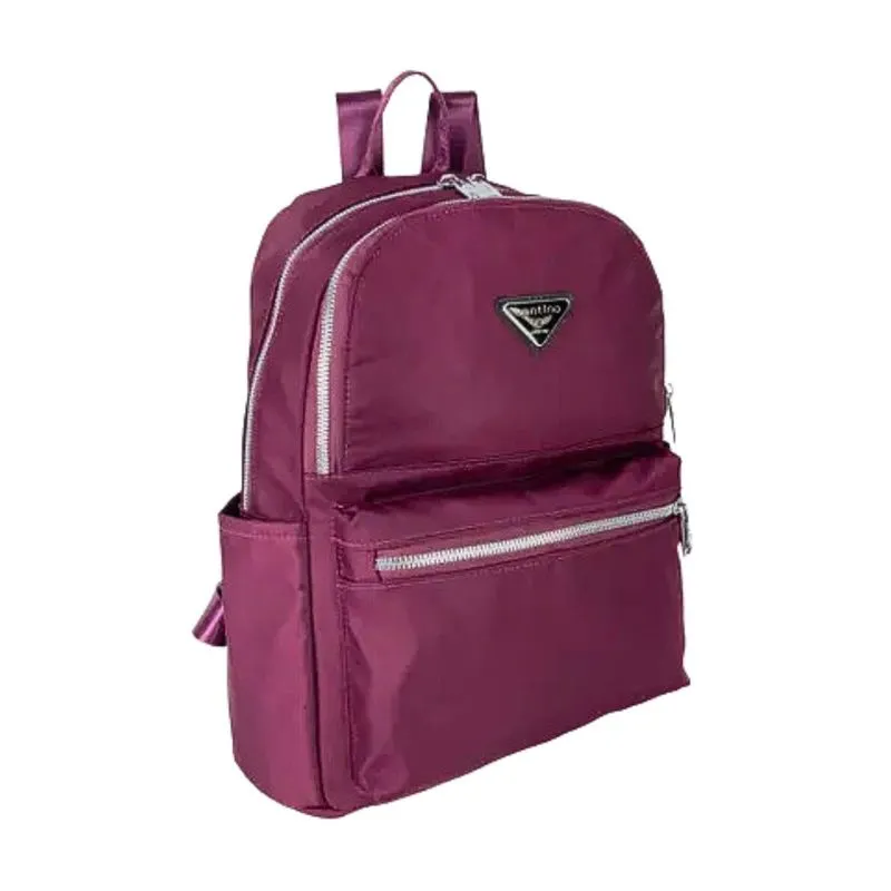 Bolsa Mochila De Costas Santino Pequena Lisa Sab345u02