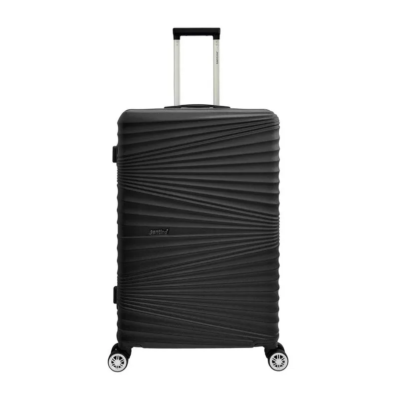 Mala de viagem rígida 4 rodas dupla 360° abs – santino