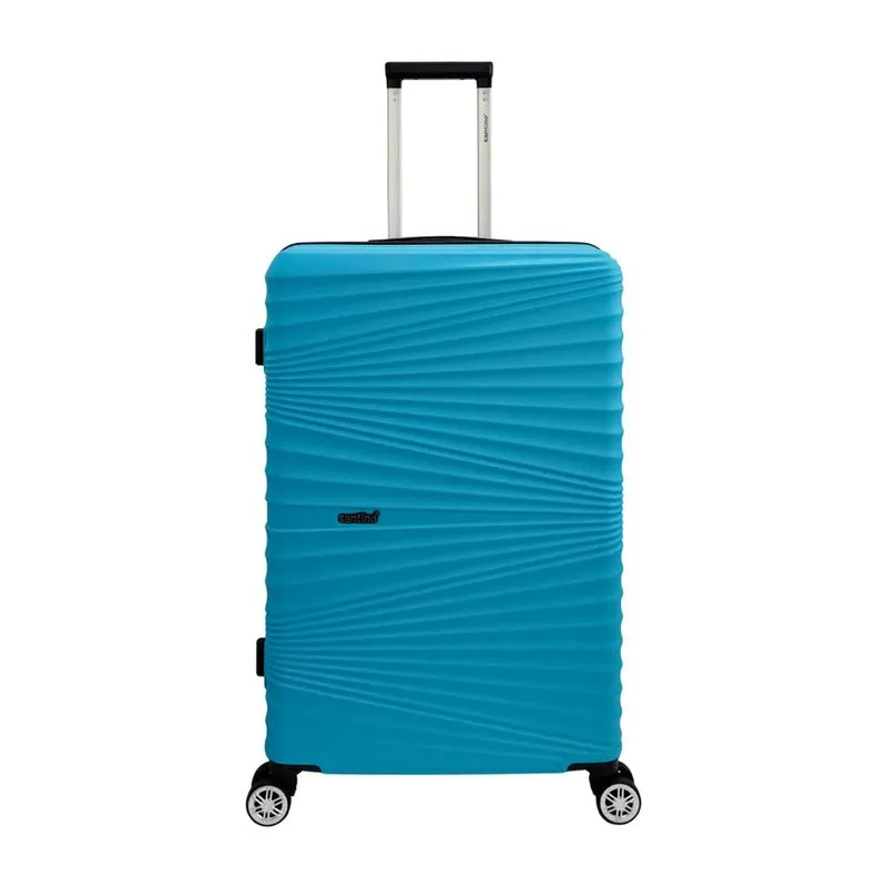Mala de viagem rígida 4 rodas dupla 360° abs – santino