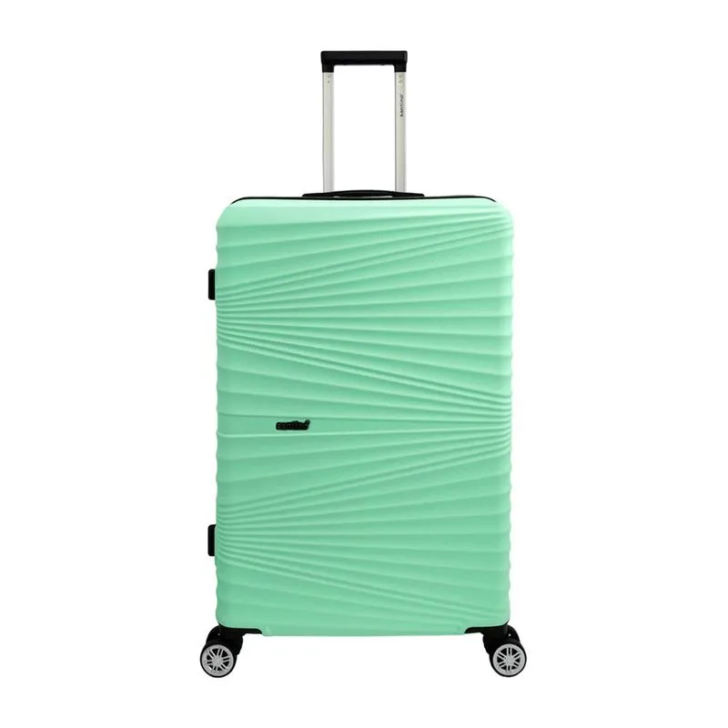Mala de viagem rígida 4 rodas dupla 360° abs – santino