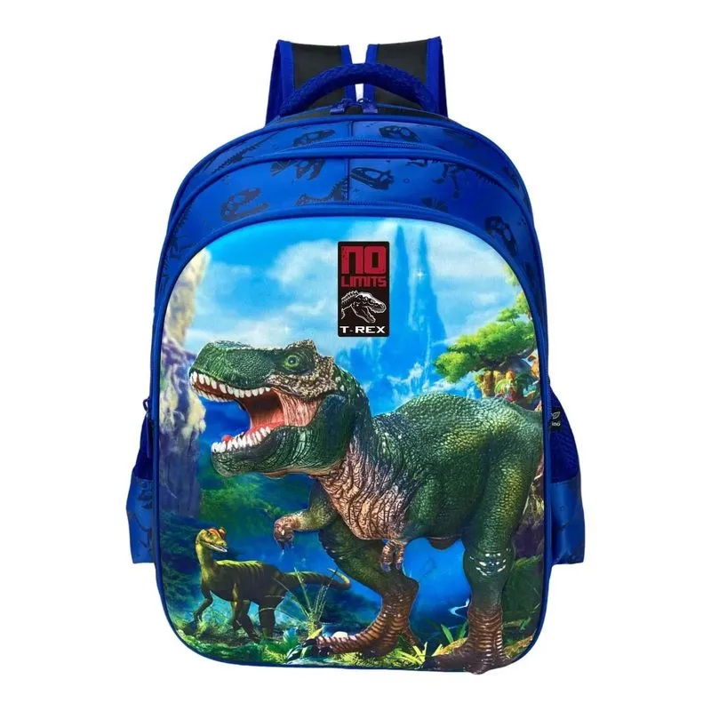 Mochila Escolar Infantil De Costas Dino Santino No Limits