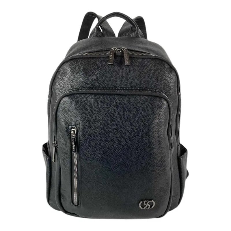 Bolsa Mochila Alpínia Sintética Santino Preta