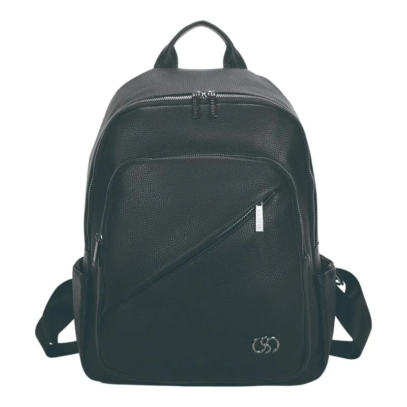 Bolsa Mochila Gazânia Sintética Santino Preta