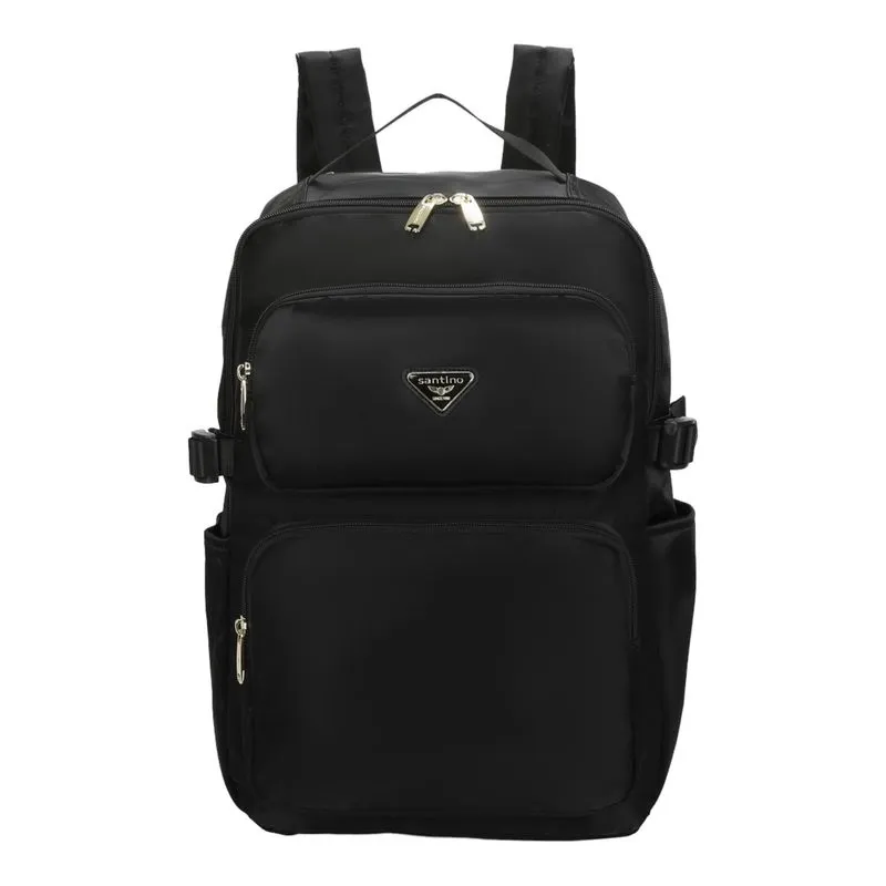 Bolsa Mochila Hazel Nylon Santino Preta Sab410u01
