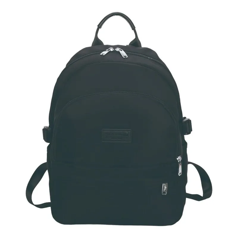 Bolsa Mochila Frésia Nylon Santino Preta Sab411u01