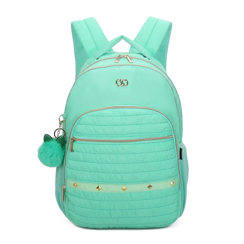 Bolsa Mochila Rania Poliéster Santino Pistache Sab415u53