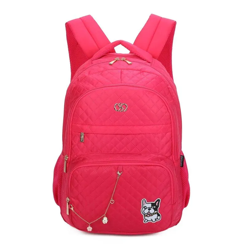 Bolsa Mochila Tiana Poliéster Santino Pink