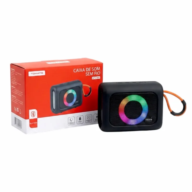Caixa de Som Sem Fio MTS-1001 Tomate