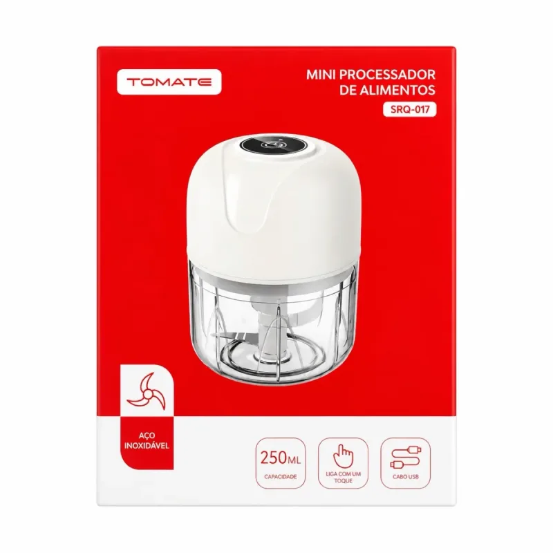 Mini Processador de Alimentos SRQ-017 Tomate