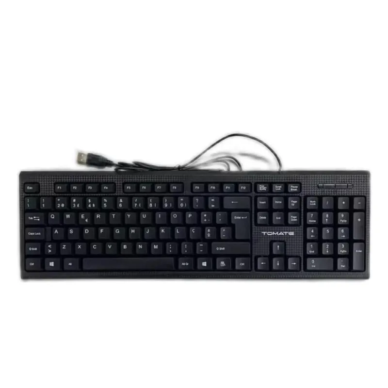 Teclado Essencial Slim Com Fio Tomate
