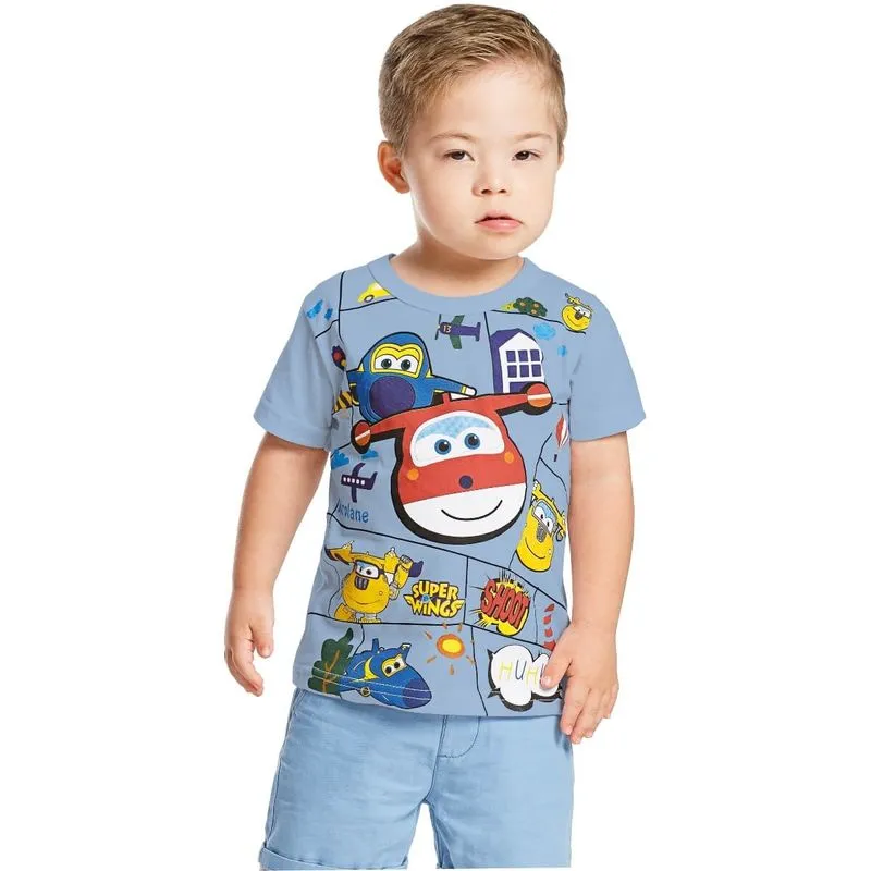 Camiseta Bebê Menino Super Wings