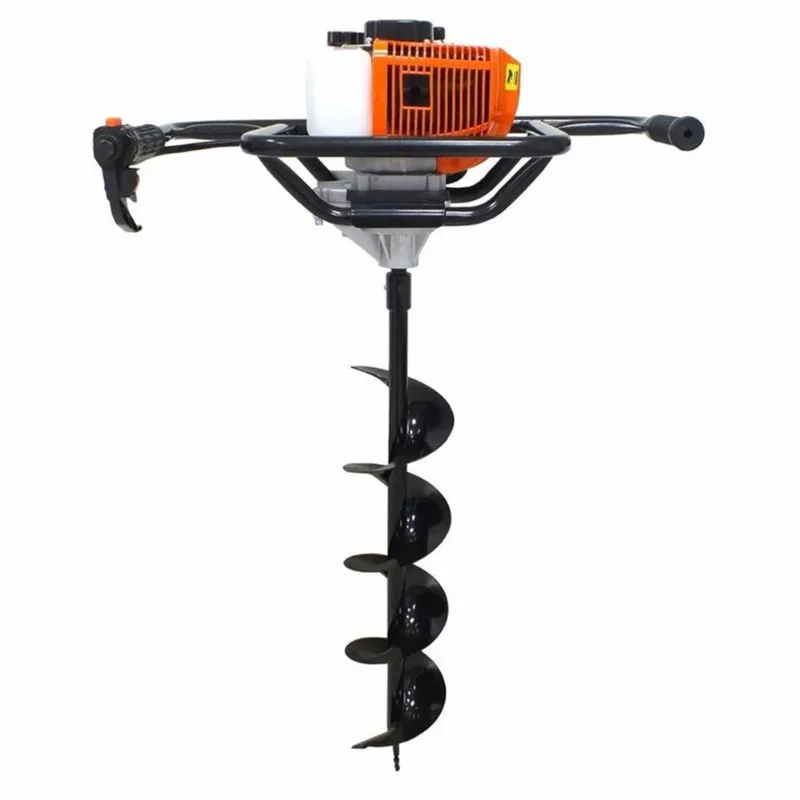 Perfurador De Solo A Gasolina 52cc 2,5hp Com Broca Carbon