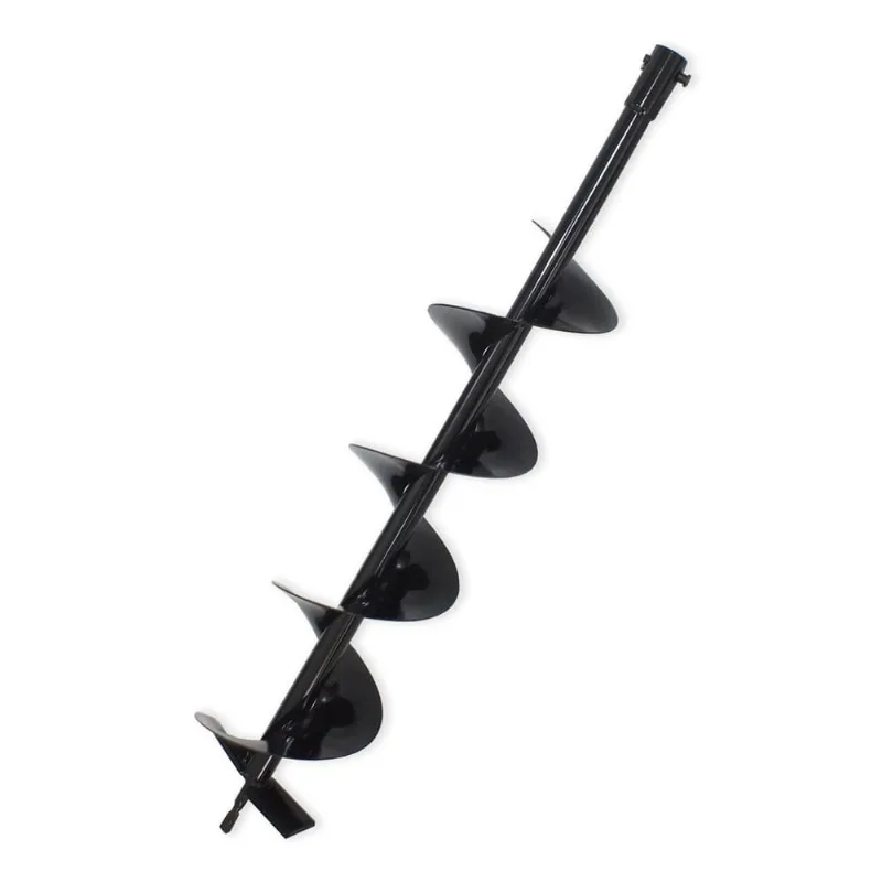Broca 80x15cm com Pino Trava para Perfurador de Solo Carbon Fak