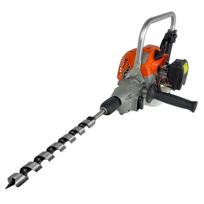 Furadeira de Mourão a Gasolina 2T 25,4cc 1HP com Reversão Mandril e Brocas FAK250M Carbon fak