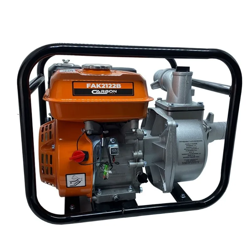 Motobomba 2 Gasolina Autoescorvante 4T 7HP 212CC 33.000L/H Carbon fak