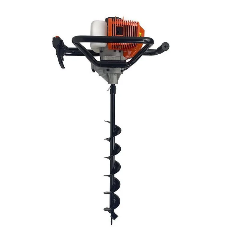 Perfurador De Solo Gasolina 52cc 2,5hp Com Broca 80x10cm