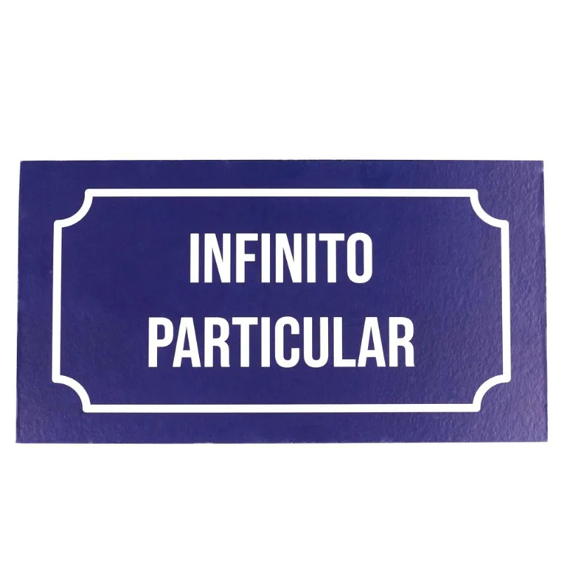 Placa Decorativa MDF 24x13 Travessa CV212655