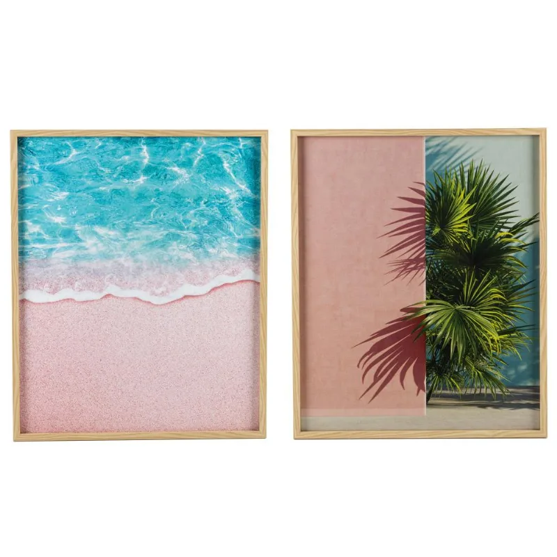 Quadro 30x40cm MDF com Vidro Summer Rose Sortido