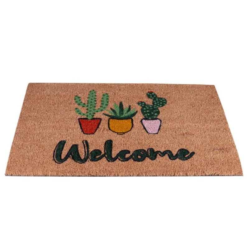 Capacho Fibra de Coco 40x60cm Welcome Cazza