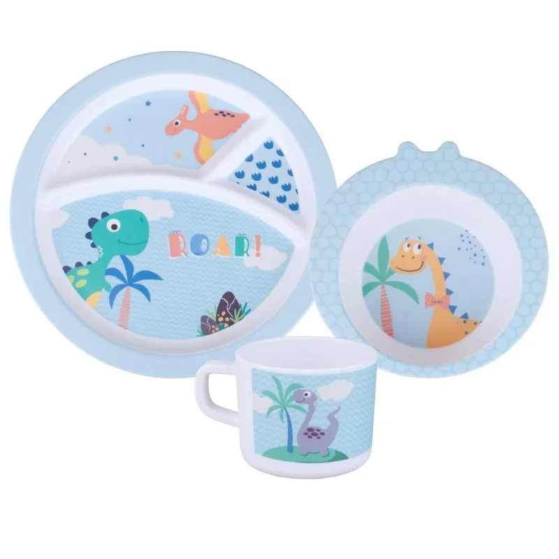 Kit Alimentação Infantil Dino Play & Fun
