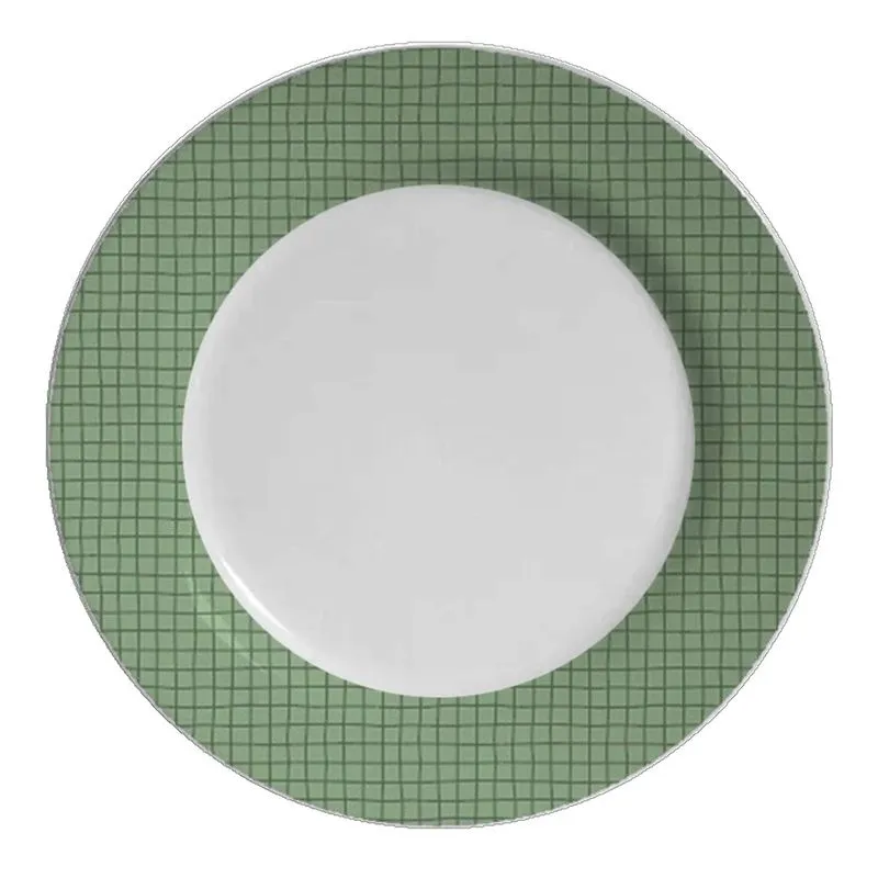 Prato de Sobremesa Cazza Grid em Melamina - Item Sortido
