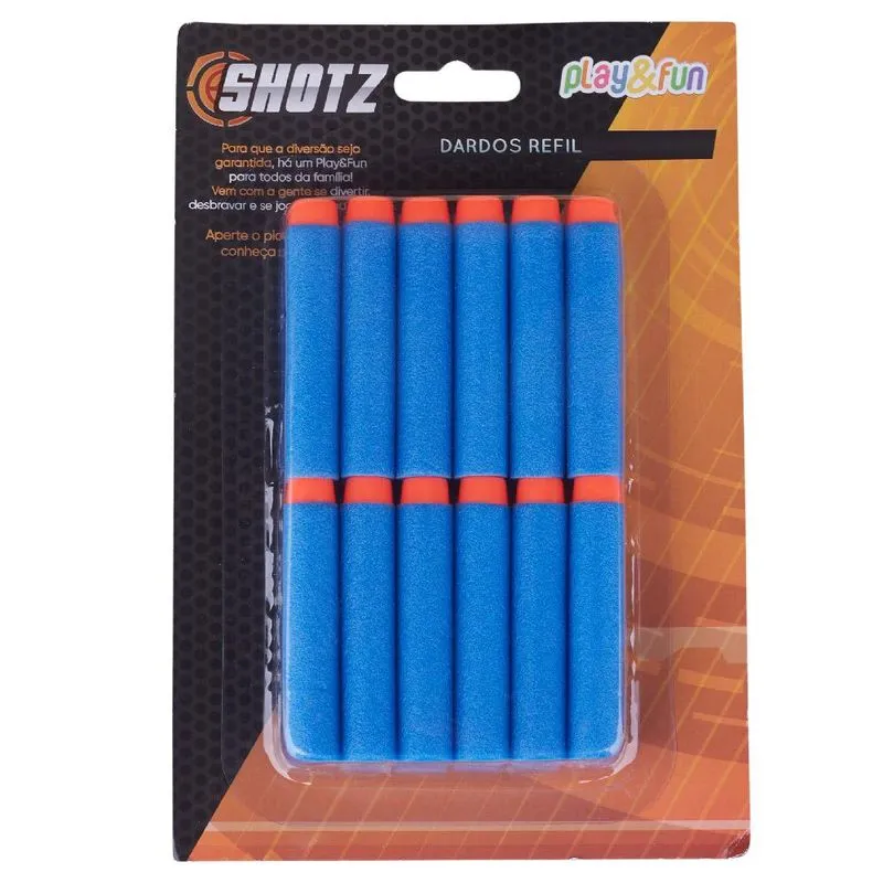 Refil 24 Dardos Shotz Play&Fun