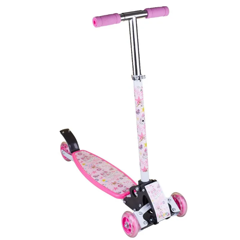 Patinete 3 Rodas Dobrável Pink Pop Play&Fun Rosa