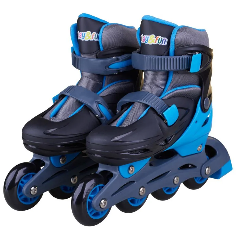 Patins Inline 32-35 Adventure Blue com Mochila Play&Fun