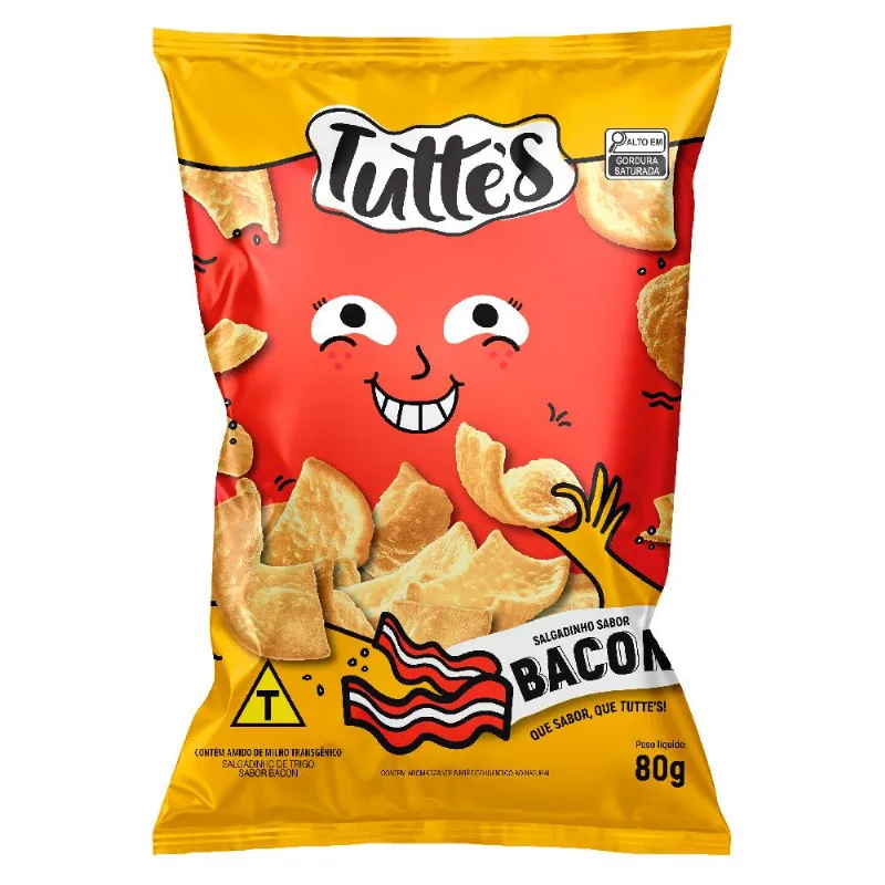 Salgadinho Tutte's Bacon 80g