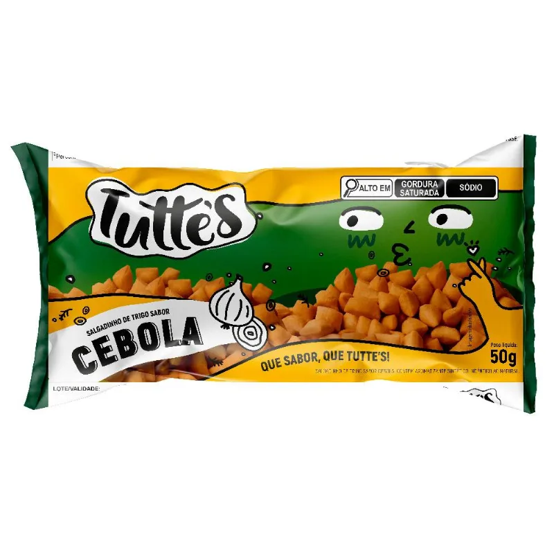 Salgadinho de Trigo Tutte's 50g Cebola
