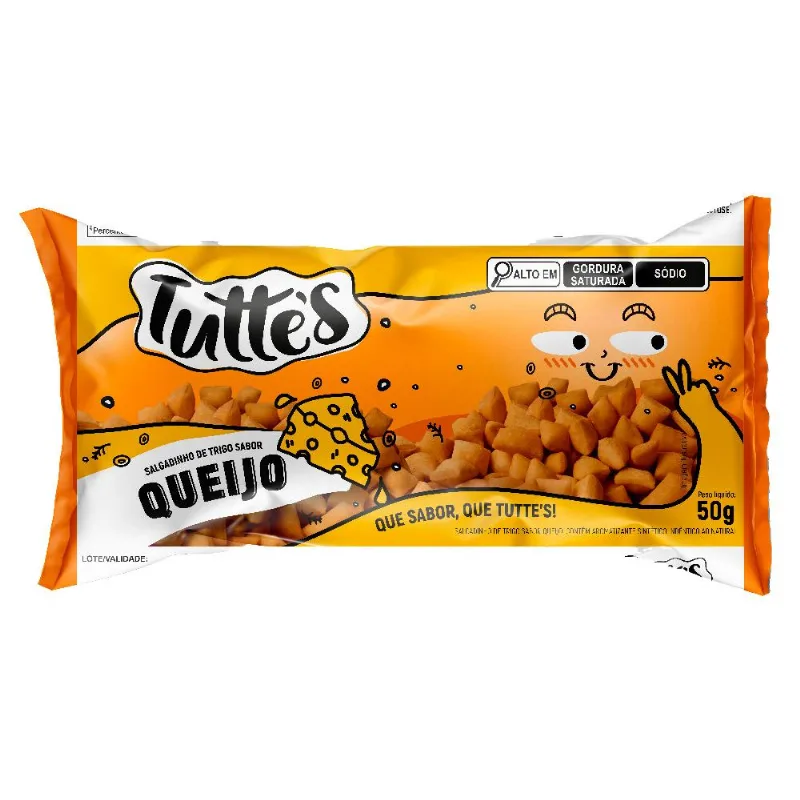 Salgadinho de Trigo Tutte's 50g Queijo