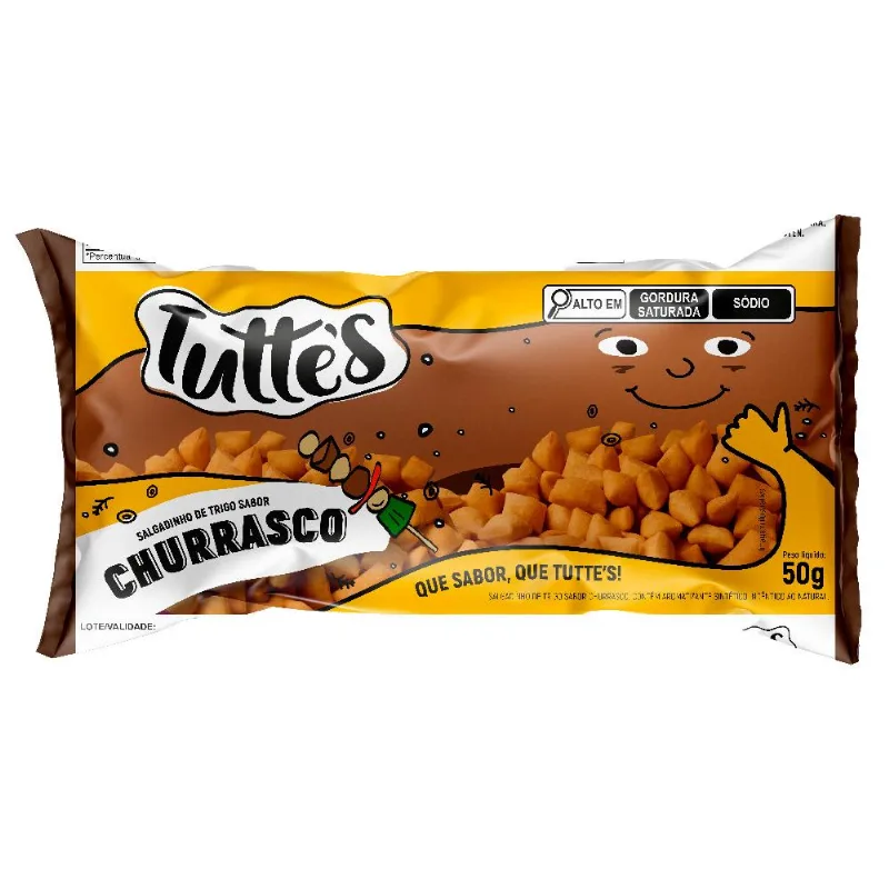 Salgadinho de Trigo Tutte's 50g Churrasco