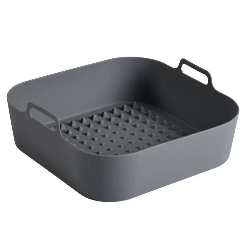 Forma Para Air Fryer Silicone Quadrada Cazza Sortida