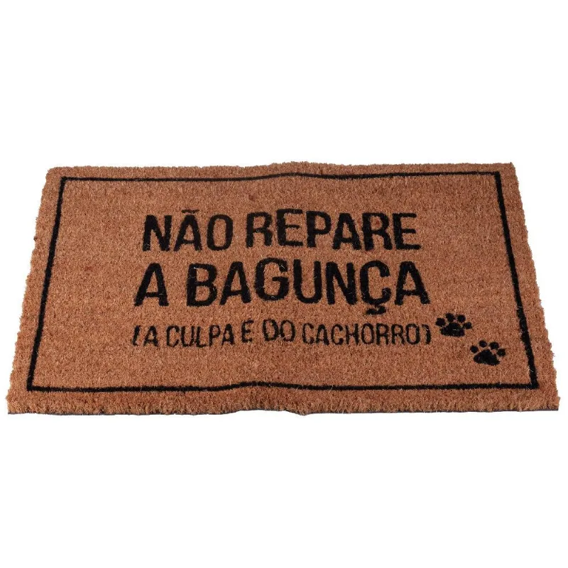Capacho Fibra de Coco 40x60cm Pets Cazza