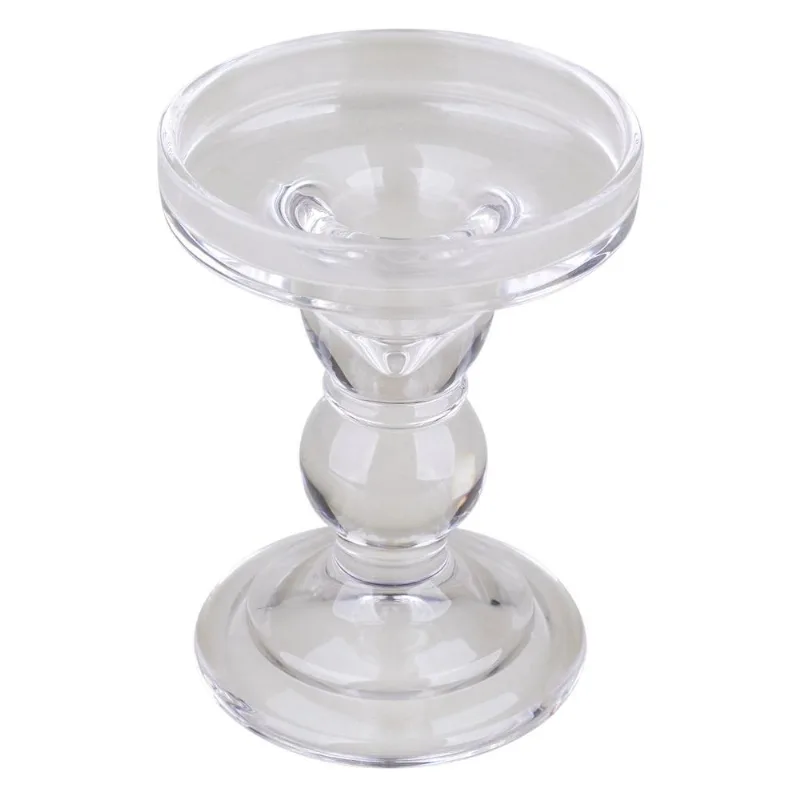 Castiçal Vidro Classic 11cm Cazza