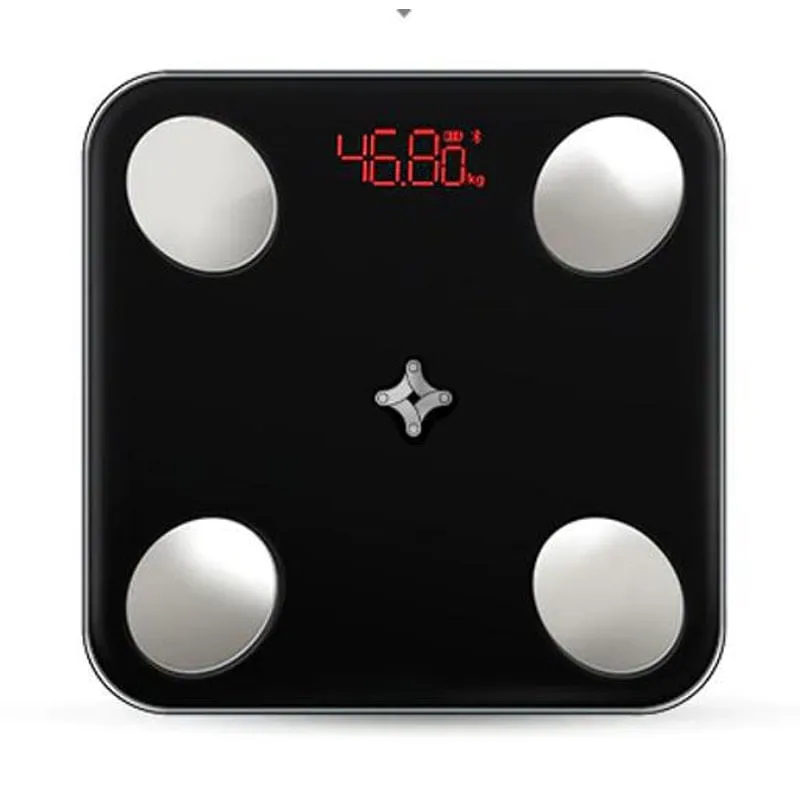 Balança Bioimpedancia Corporal Bluetooth Ekaza Vidro Preto
