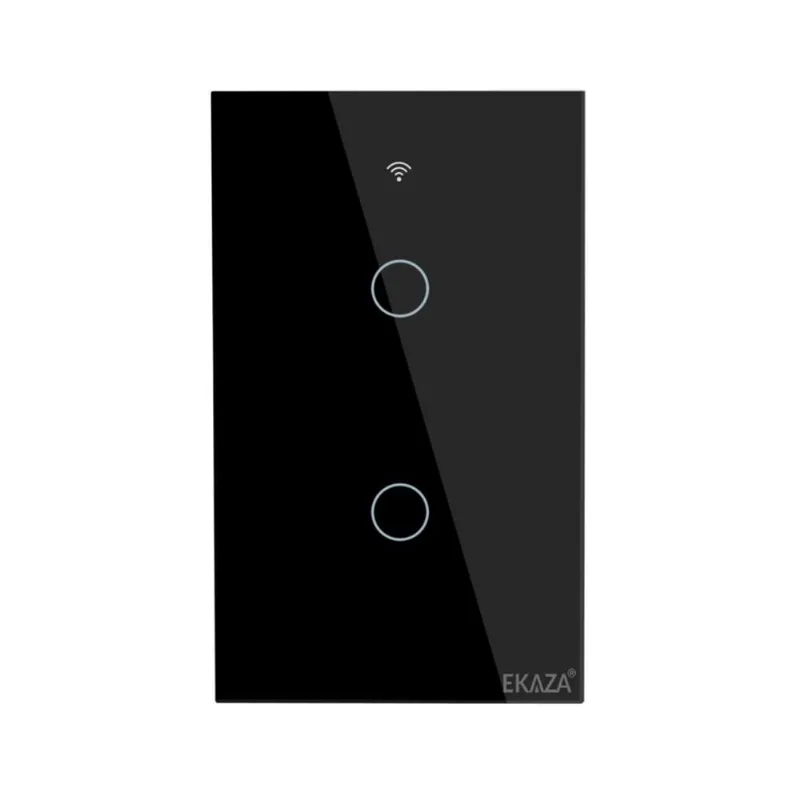 Interruptor Touch Wi-Fi Inteligente ekaza Automação 2 Botão