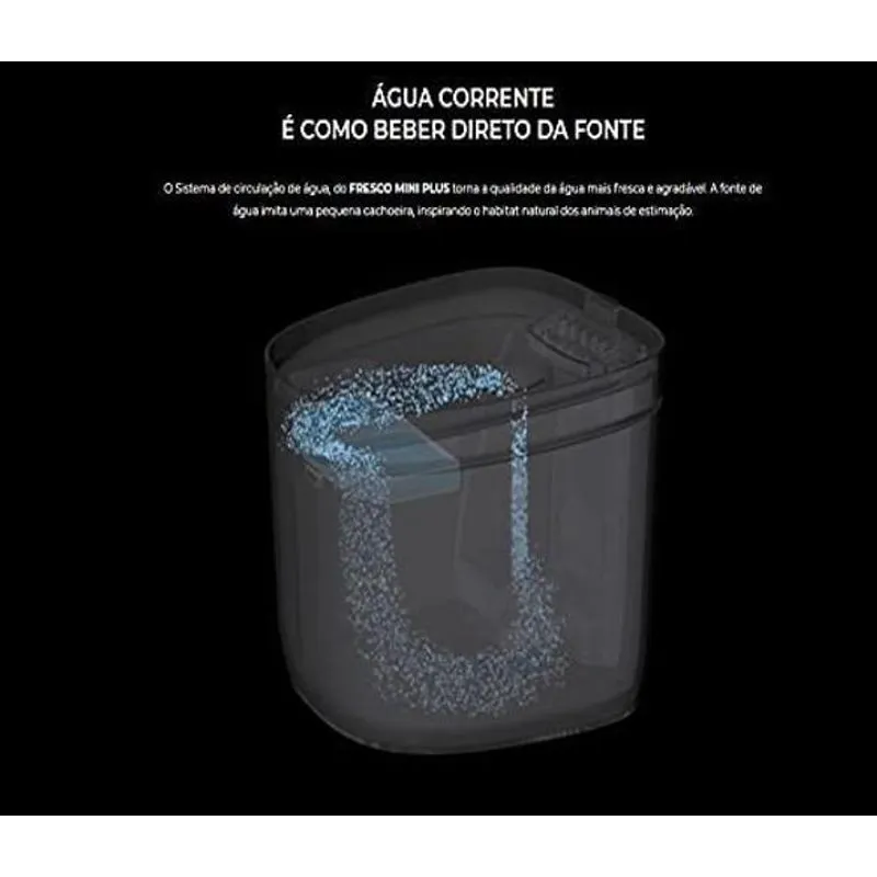 Bebedouro Inteligente Fresco Mini Plus Ekaza Pet