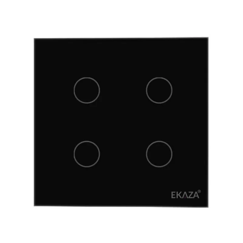 Interruptor Inteligente Automático 4x4 Touch ekaza Por Voz